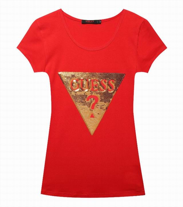 Guess short round collar T woman S-XL-034
